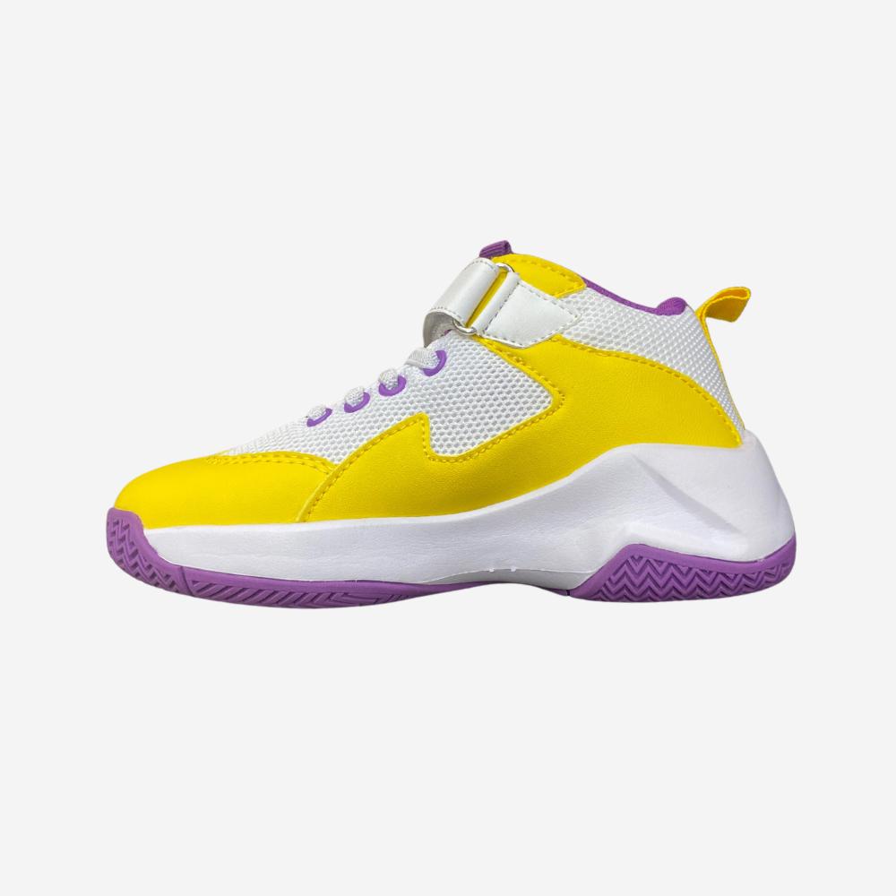 ZAPATILLAS DE BASKETBALL PARA NIÑOS UNISEX : "ANGELES LAKERS" (T28-T31)